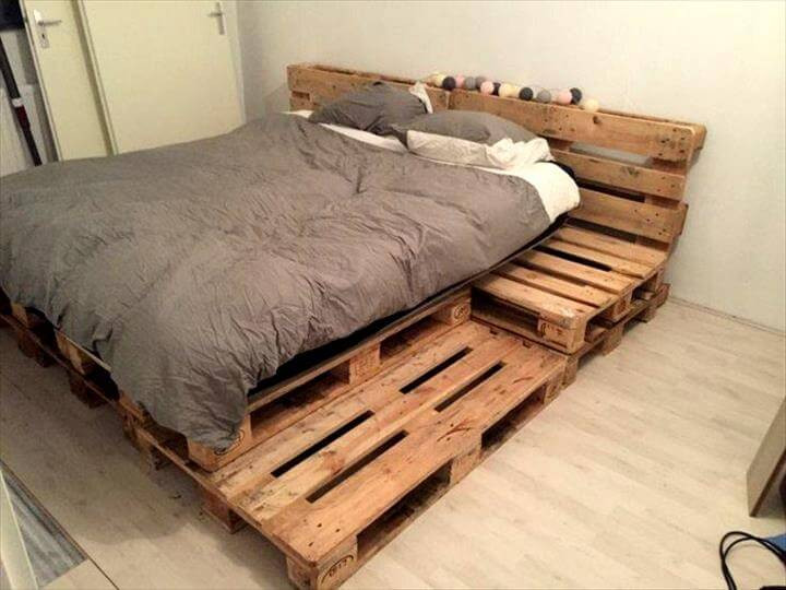DIY Wood Bed Platform
 25 Renowned Pallet Projects & Ideas