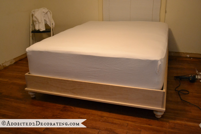 DIY Wood Bed Platform
 DIY Stained Wood Raised Platform Bed Frame – Part 1