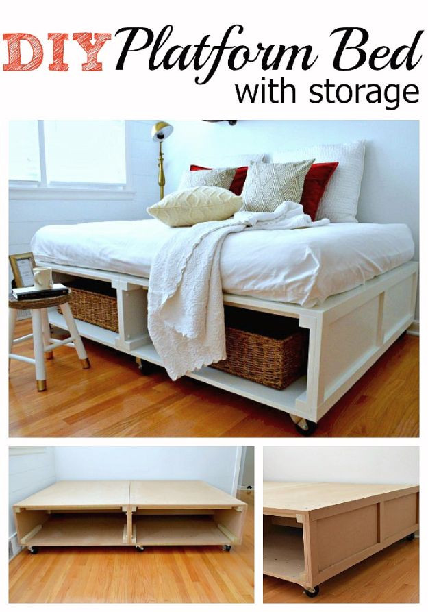 DIY Wood Bed Platform
 35 DIY Platform Beds For An Impressive Bedroom