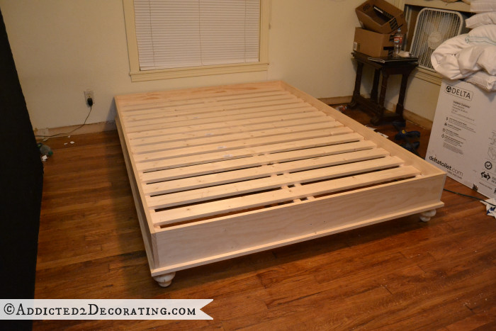 DIY Wood Bed Platform
 DIY Stained Wood Raised Platform Bed Frame – Part 1