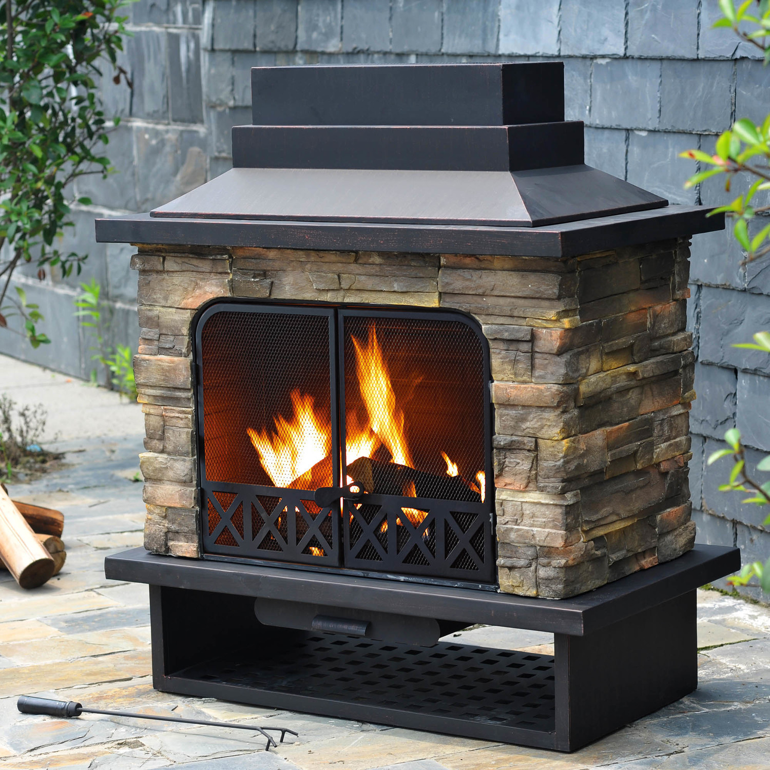 DIY Wood Burning Fireplace
 Fireplace DIY Prefab Outdoor Fireplace For Your Outdoor