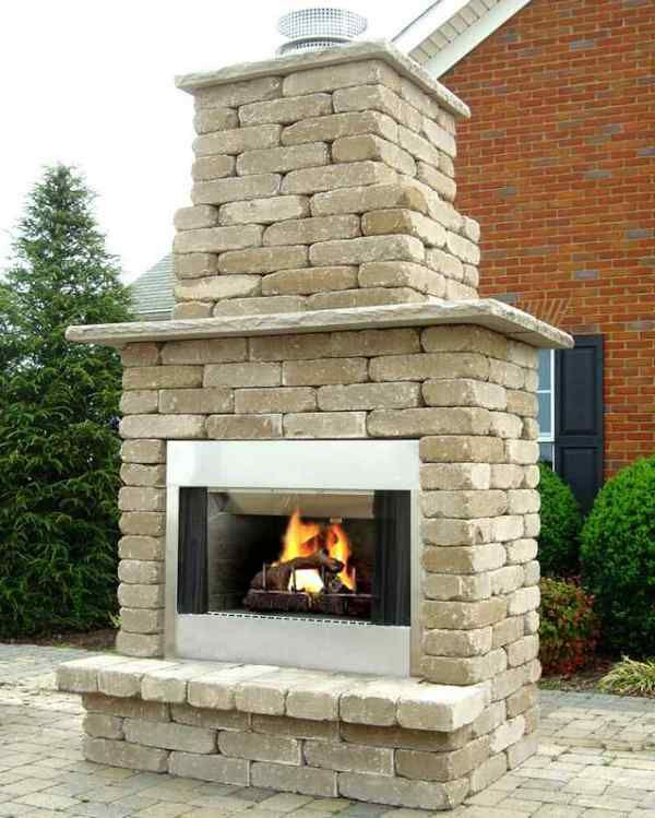 DIY Wood Burning Fireplace
 diy outdoor wood burning fireplace