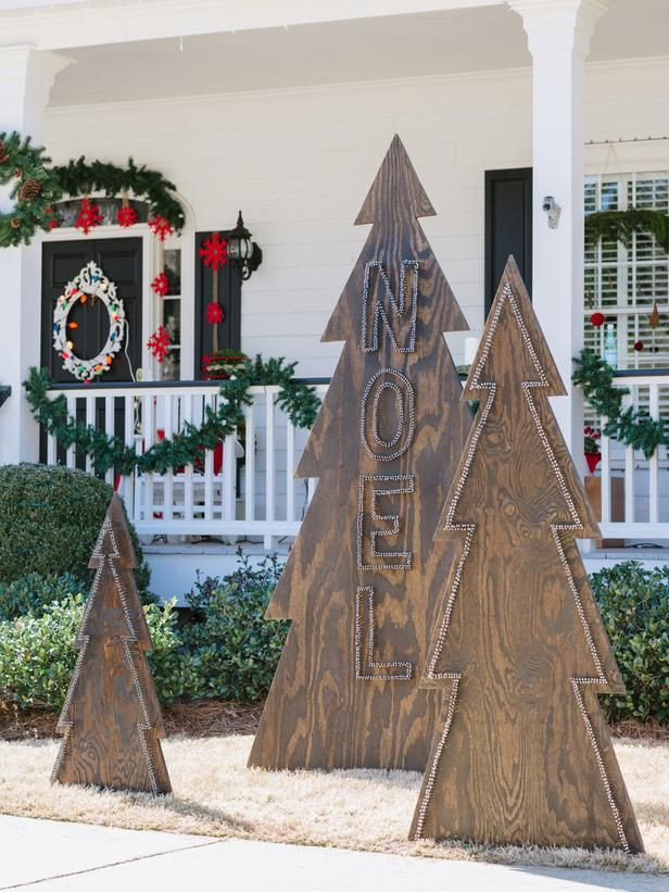 DIY Wood Christmas Decorations
 Remodelaholic