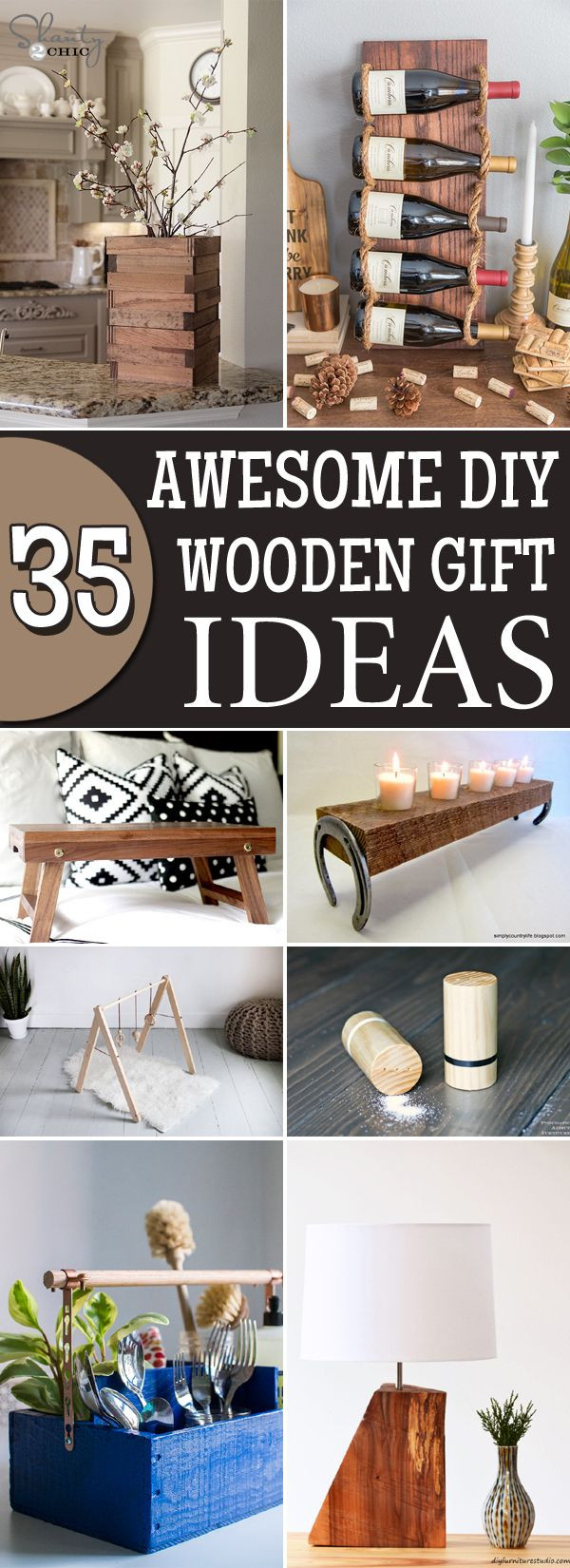 DIY Wood Christmas Gifts
 35 Simple Gifts You Can Make From Wood