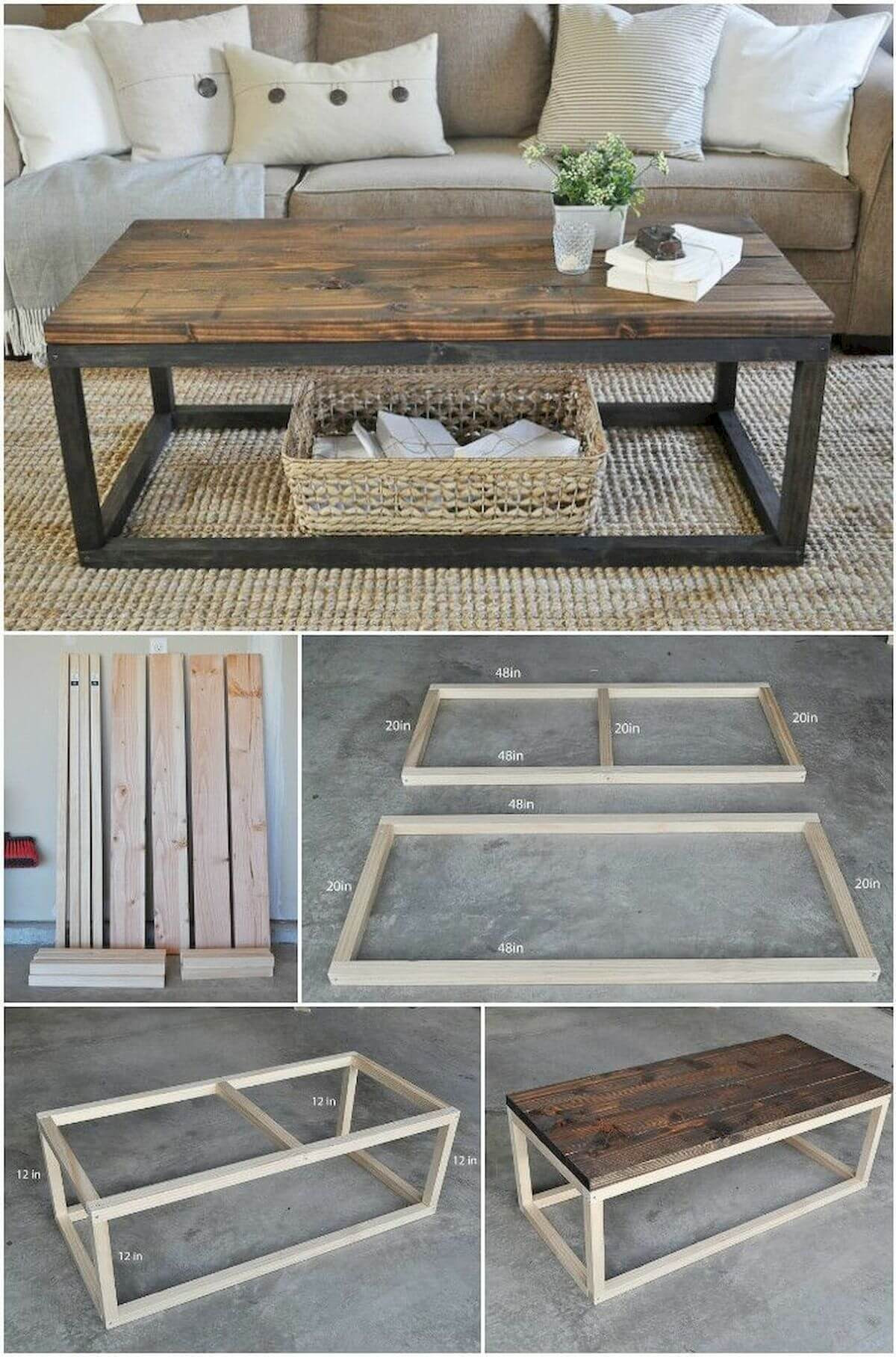 DIY Wood Coffee Table
 20 DIY Furniture And Woodworking Projects Engineering