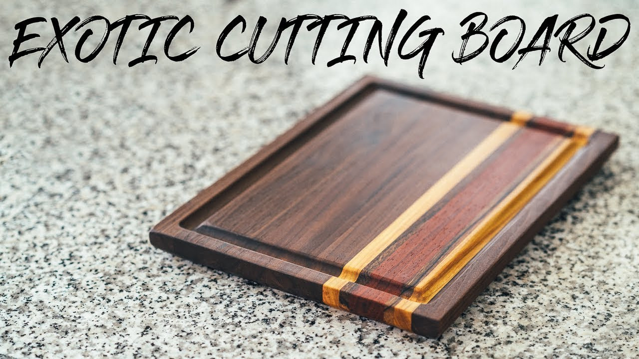 DIY Wood Cutting Board
 DIY Cutting Board From Exotic Wood How To Woodworking