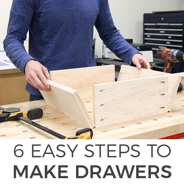 DIY Wood Drawers
 How to Make Drawers in 6 Easy Steps