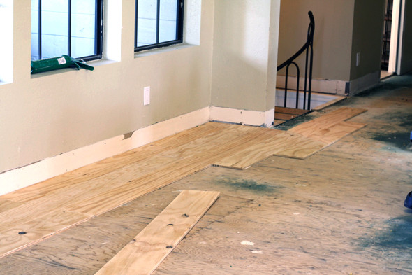 DIY Wood Floors
 Plywood Floors