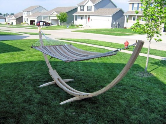 DIY Wood Hammock Stand
 15 DIY Hammock Stand to Build This Summer – Home and