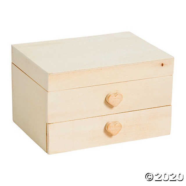 DIY Wood Jewelry Box
 DIY Unfinished Wood Jewelry Boxes