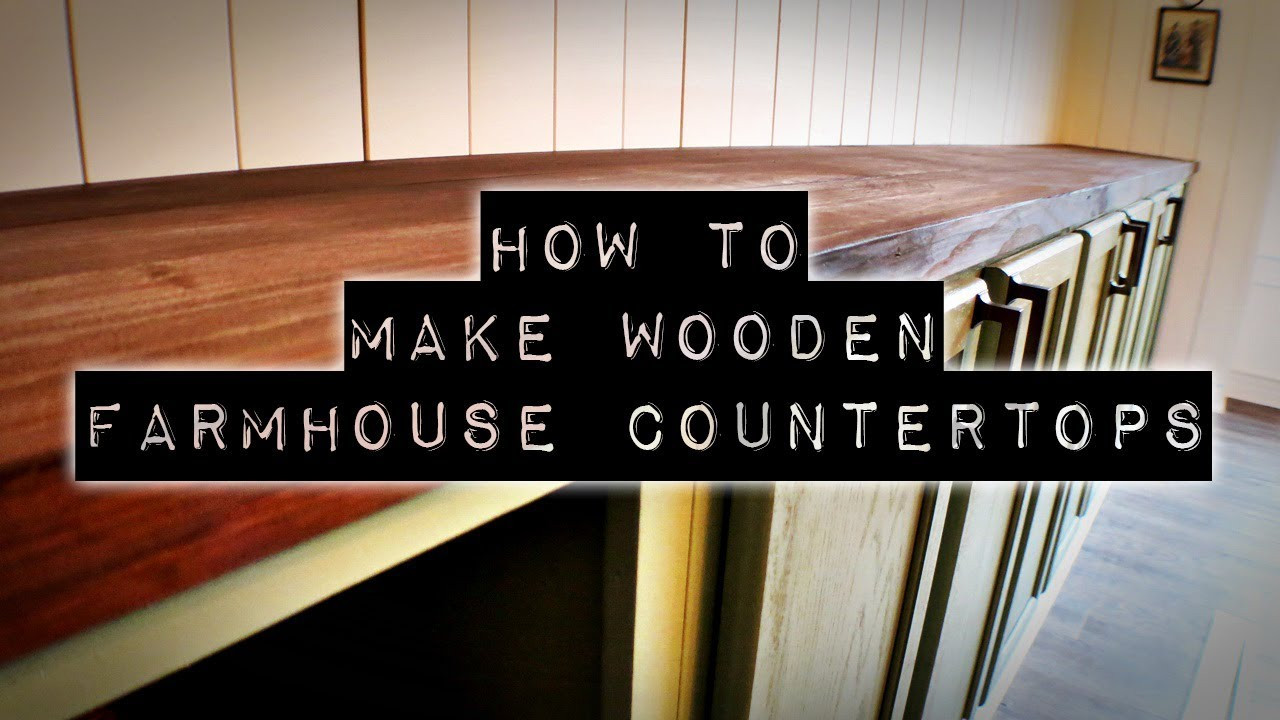 DIY Wood Kitchen Countertops
 How To Make DIY Wooden Countertops