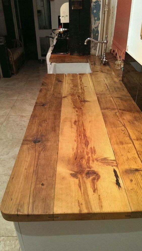 DIY Wood Kitchen Countertops
 30 Rustic Countertops That Add Coziness To Your Home