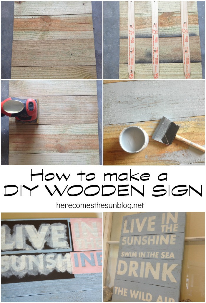 DIY Wood Plaques
 How to Make a DIY Wooden Sign