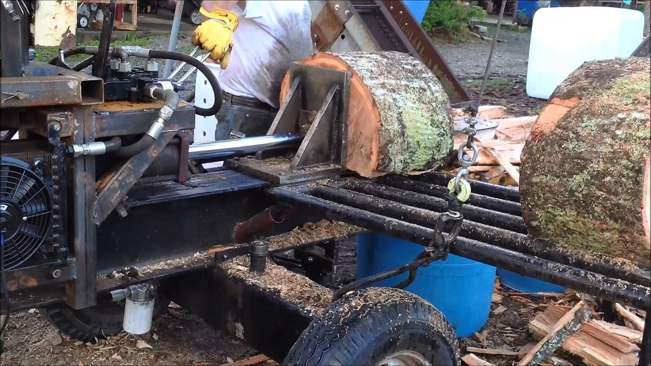 DIY Wood Splitter
 Homemade Log Splitter and Winch