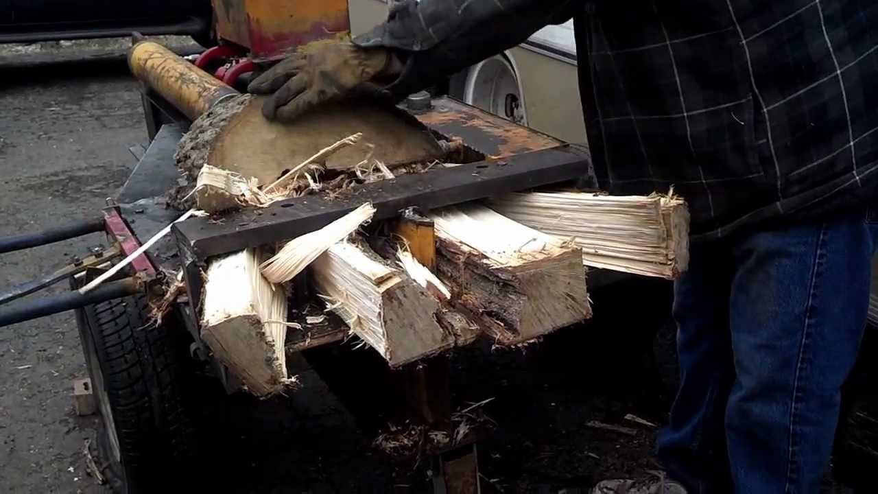 DIY Wood Splitter
 Dad s Homemade DIY Log Wood Splitter