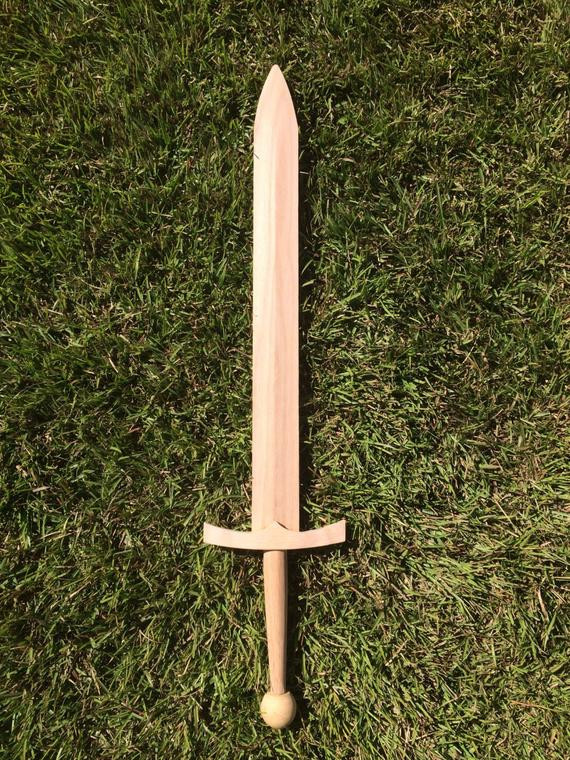 DIY Wood Sword
 Items similar to Wooden Sword Custom Made From Solid Red