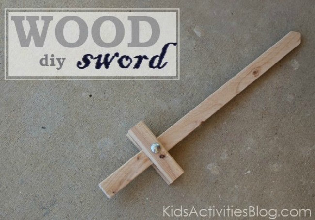 DIY Wood Sword
 Be a Pirate Make a Sword