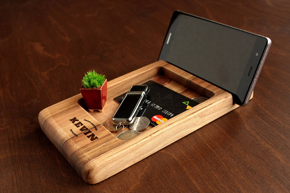 DIY Wood Valet Tray
 30 Valentine Gifts For Husband Celebrate the Love Day