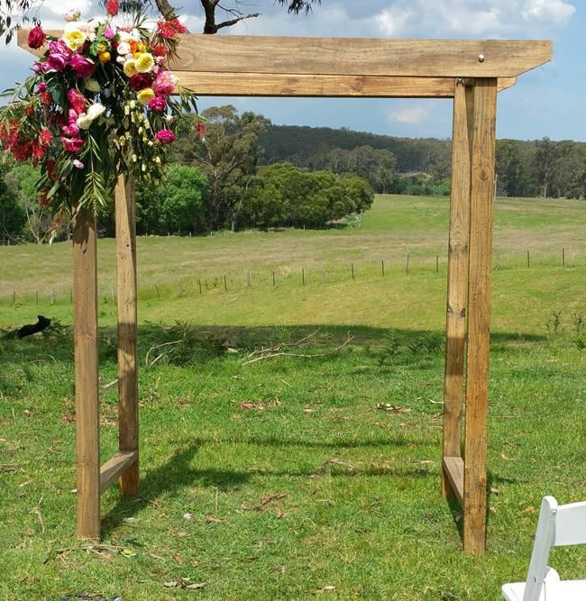 DIY Wood Wedding Arch
 Rustic wedding arch melbourne in 2019