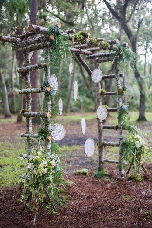 DIY Wood Wedding Arch
 36 Wood Wedding Arches Arbors And Altars Weddingomania