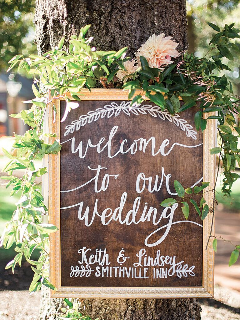 DIY Wood Wedding Sign
 25 Rustic and Wood Wedding Signs for a Rustic Wedding