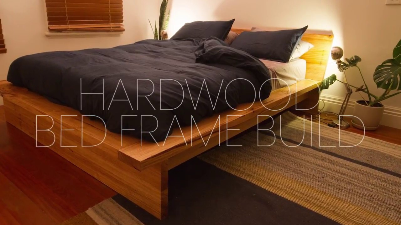 DIY Wooden Bed
 Hardwood Bed Frame DIY Build