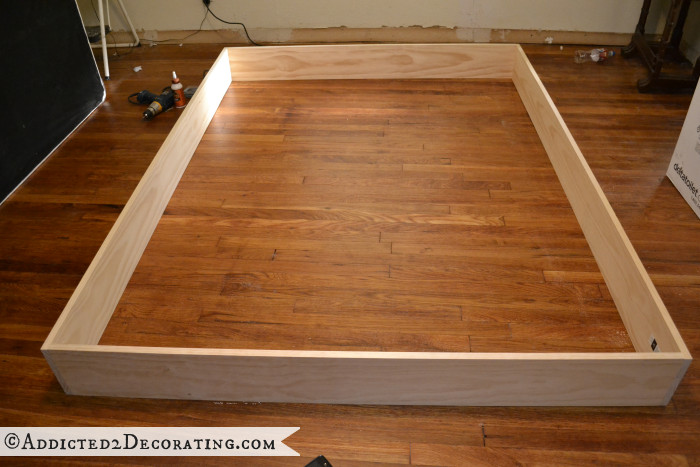 DIY Wooden Bed
 DIY Stained Wood Raised Platform Bed Frame Part 1