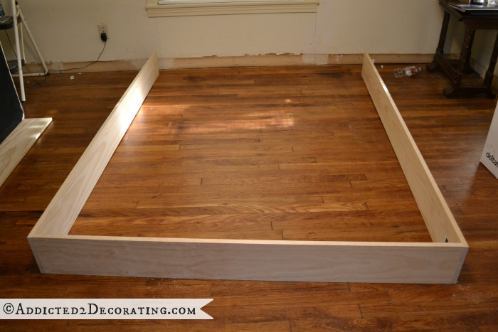 DIY Wooden Bed Platform
 DIY Stained Wood Raised Platform Bed Frame – Part 1