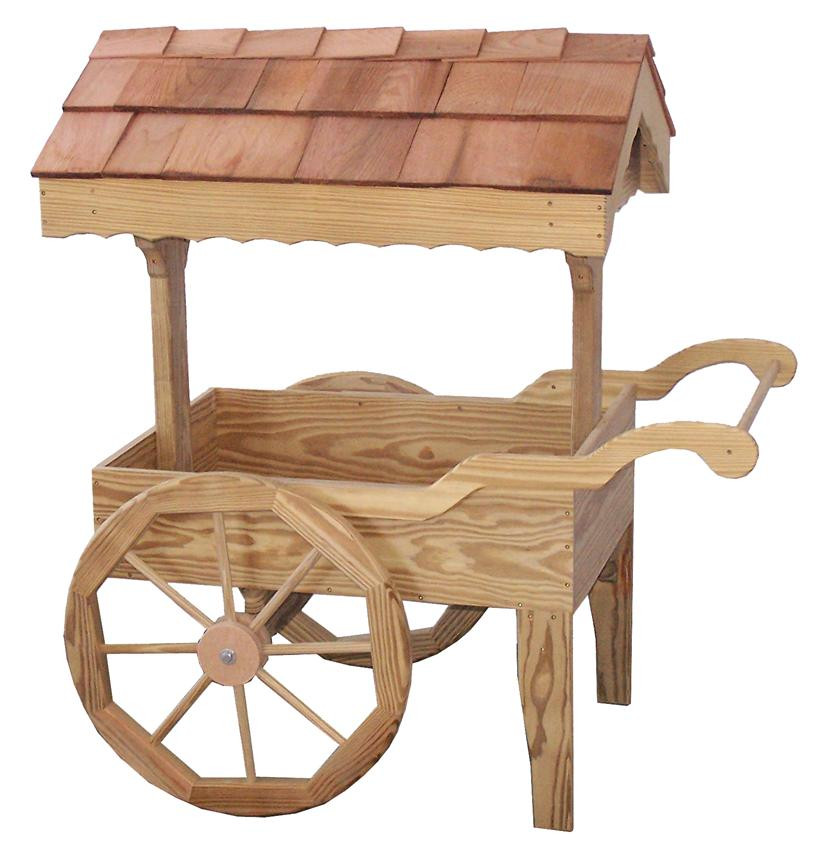 DIY Wooden Cart
 Wood Work Wood Garden Cart