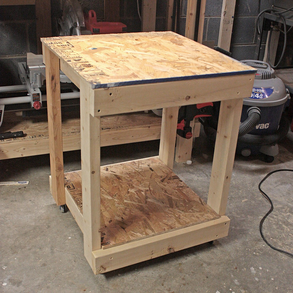 DIY Wooden Cart
 Cheap Workbench 5