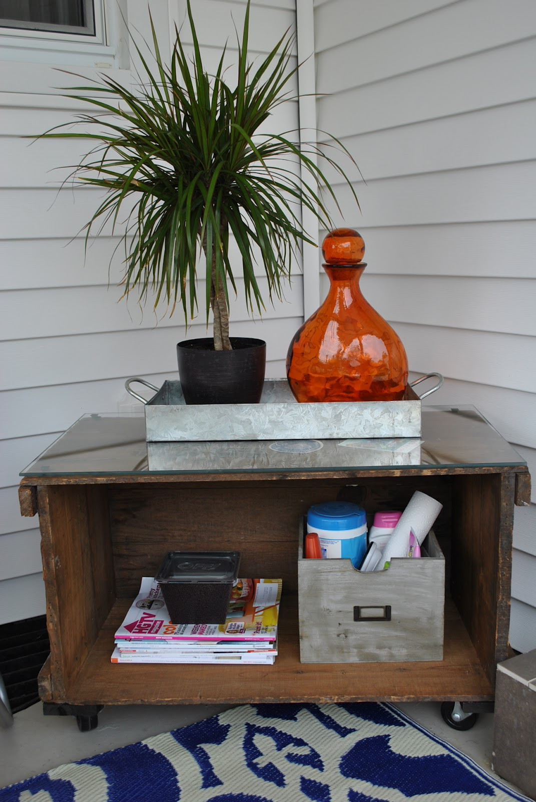 DIY Wooden Crate Projects
 Freckle Wooden Crate DIY Projects Side Table and Storage