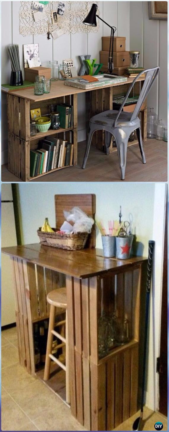 DIY Wooden Crate Projects
 DIY Wood Crate Furniture Ideas Projects Instructions