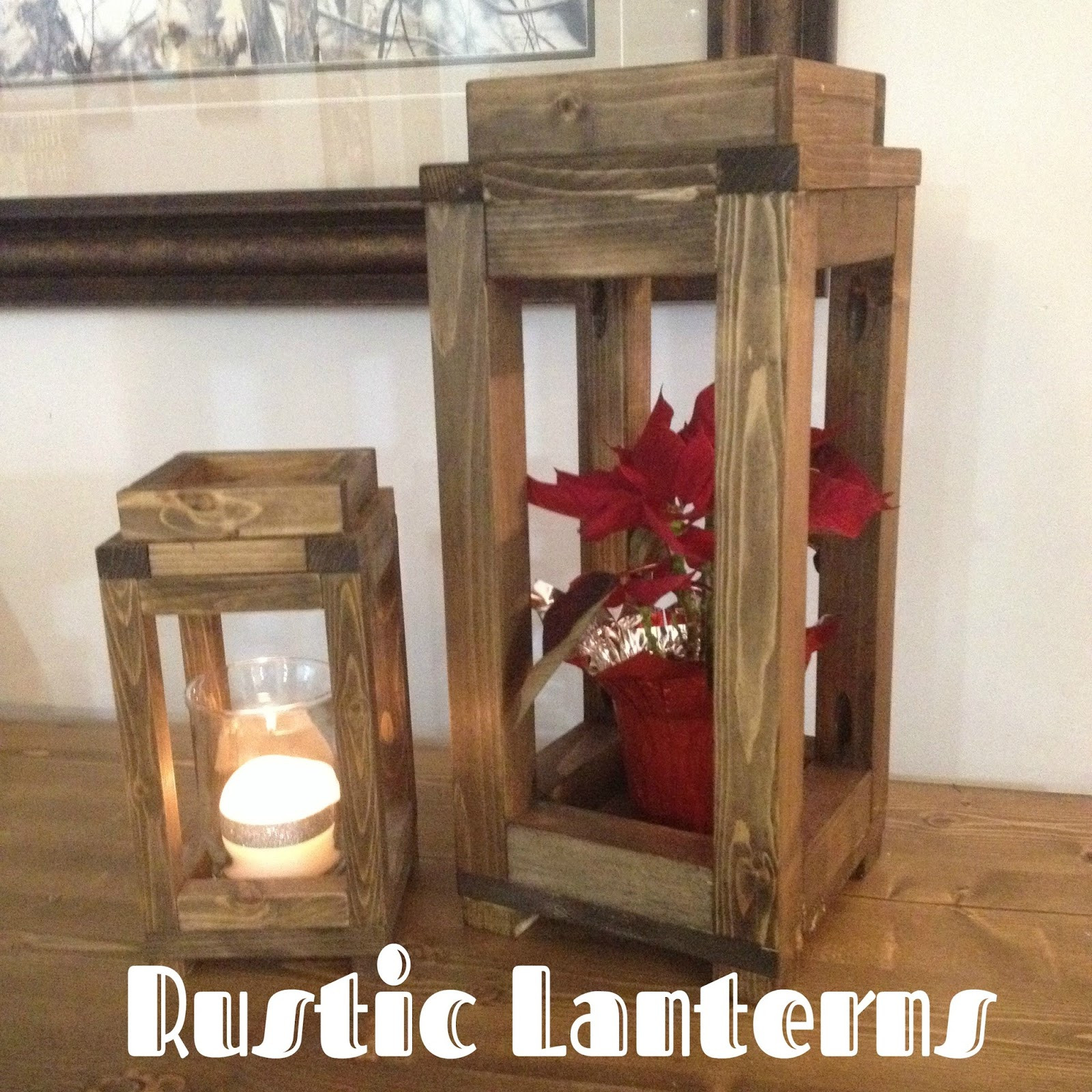 DIY Wooden Lantern
 The Painted Key