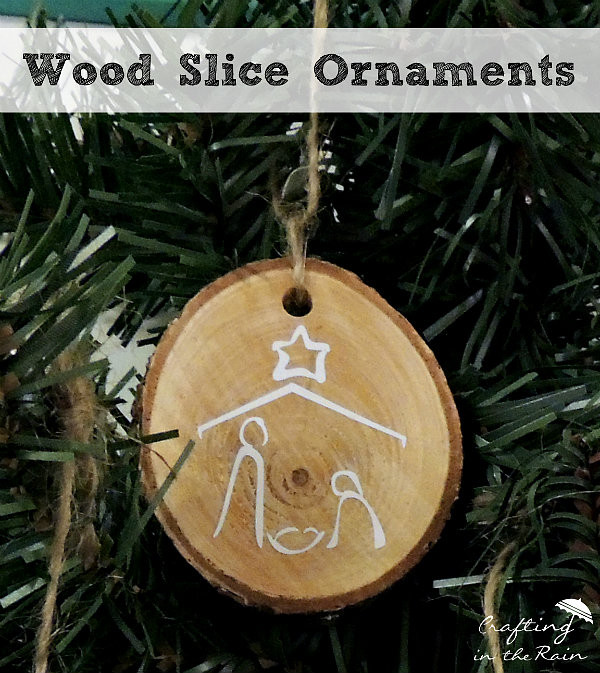 DIY Wooden Ornaments
 DIY Wood Disc Ornaments