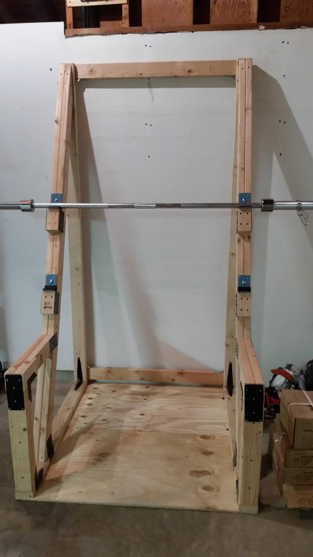 DIY Wooden Rack
 9 DIY Squat Rack Ideas DIY Ready