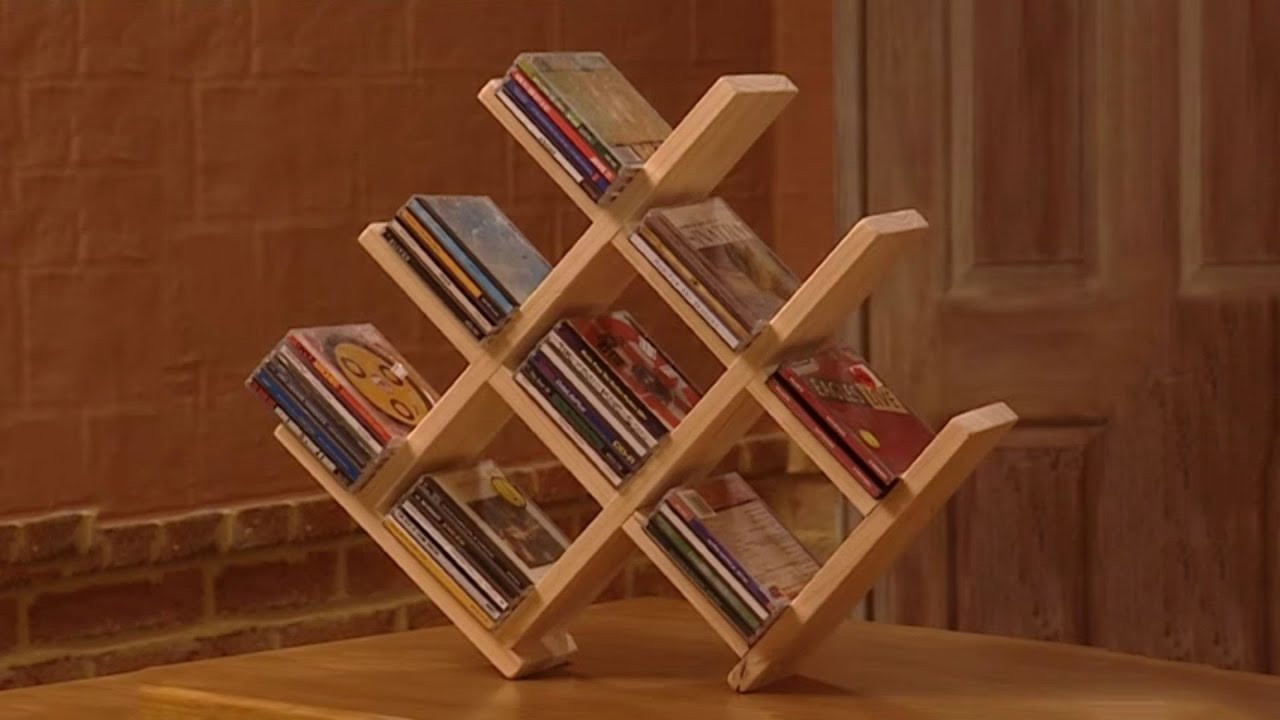DIY Wooden Rack
 How to Make a Wooden CD Rack