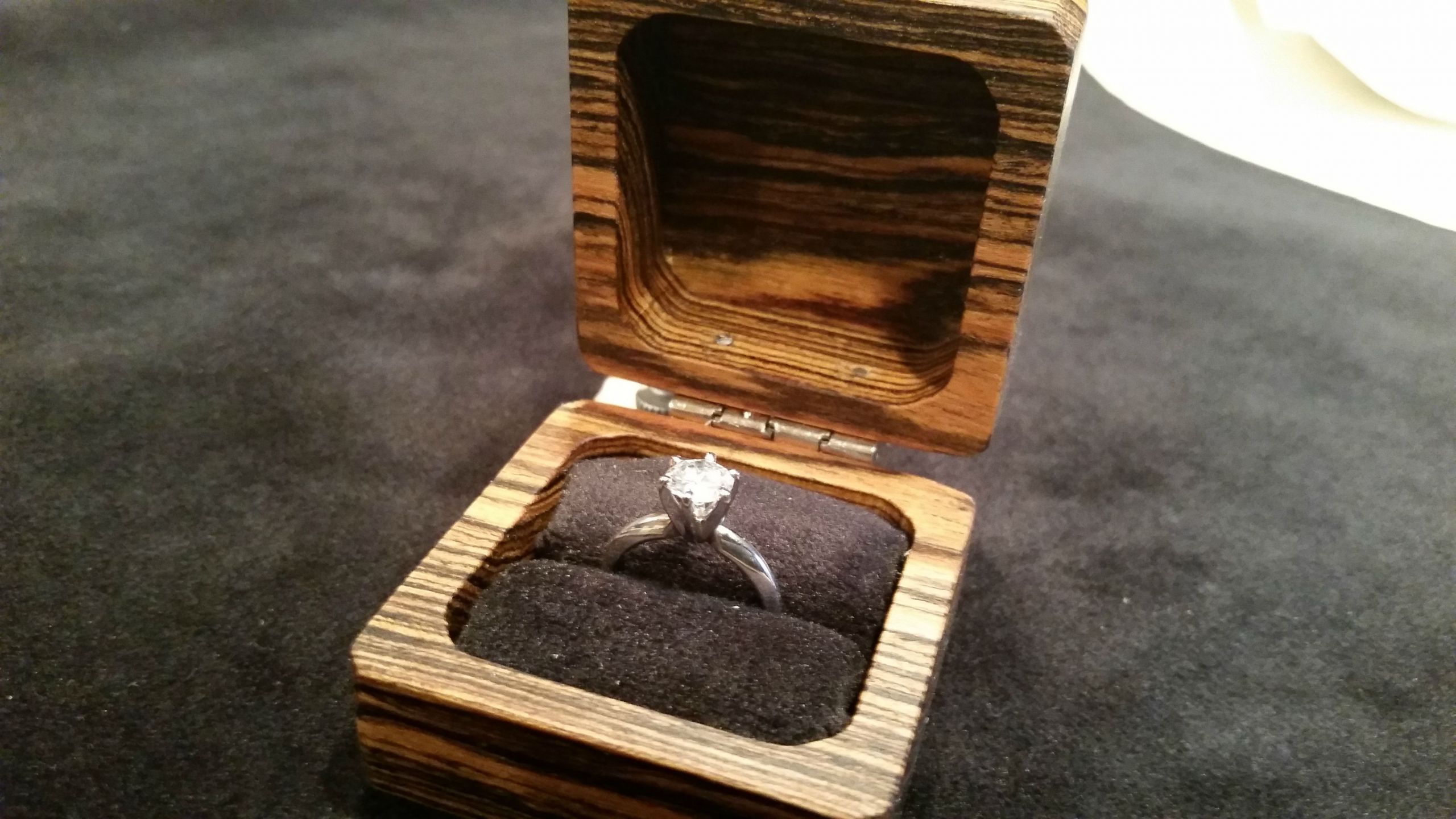 DIY Wooden Ring Box
 These 9 DIY Ring Boxes Are the Ultimate Valentine s Day