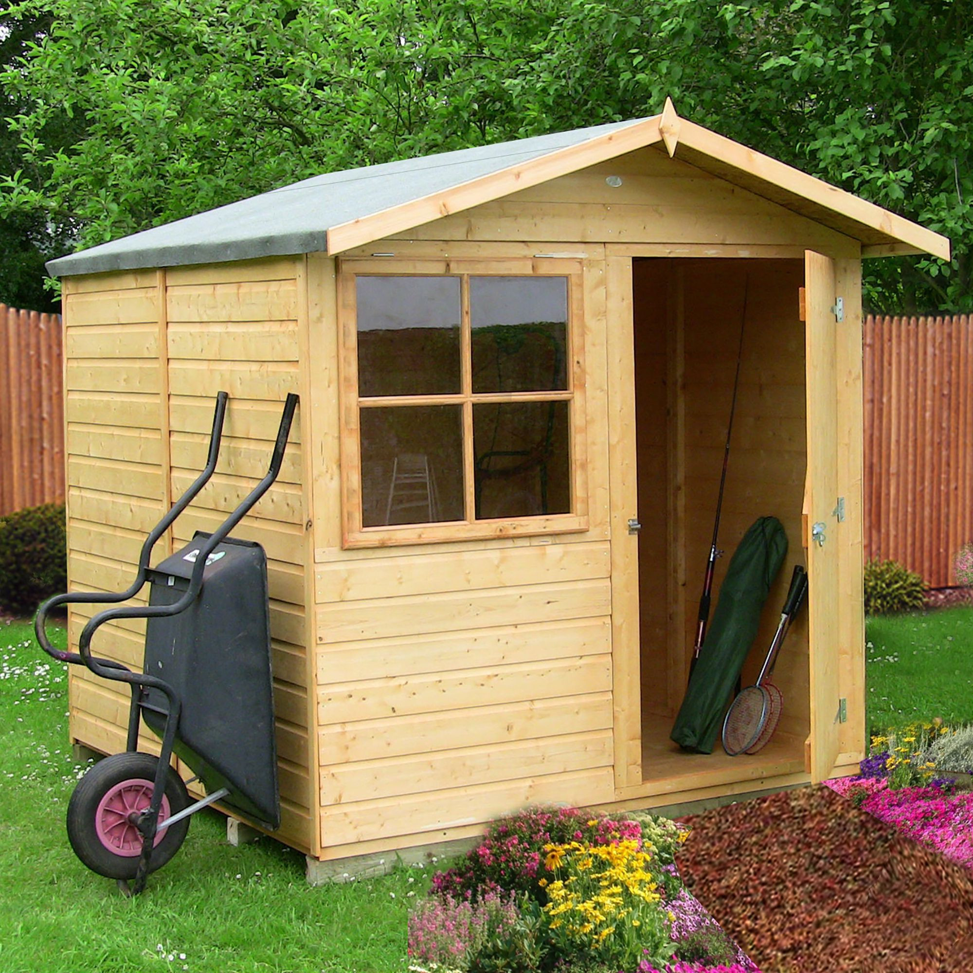 DIY Wooden Shed
 7X7 Abri Apex Shiplap Wooden Shed Departments