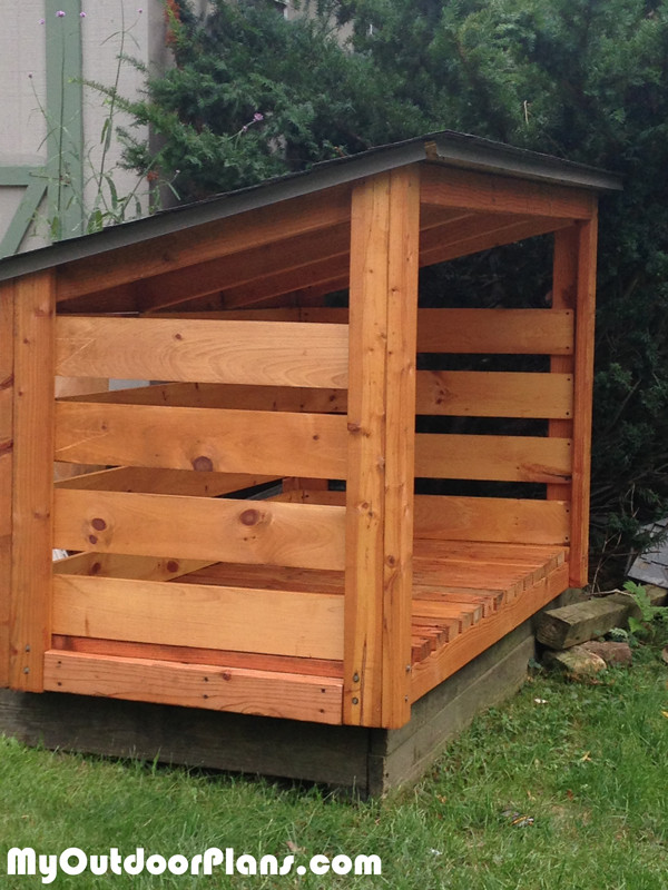 DIY Wooden Shed
 Backyard Wood Shed Plans MyOutdoorPlans