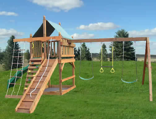 DIY Wooden Swing Set Plans
 Swing Set Plans for Your Kids