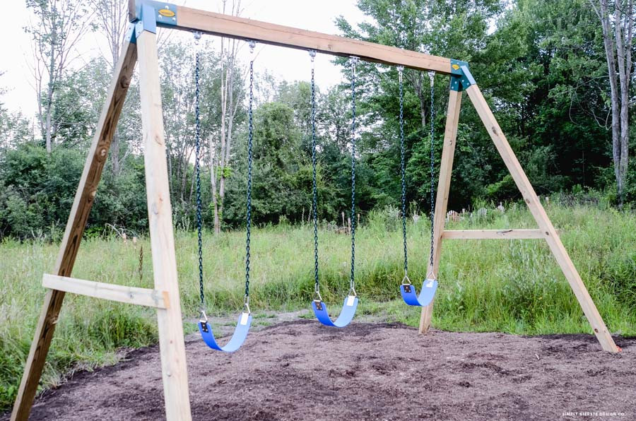 DIY Wooden Swing Sets
 How to Build a Wooden Swing Set e EASY way
