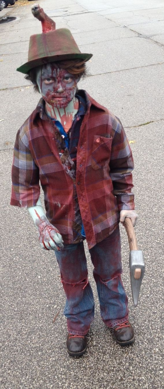 DIY Zombie Costume For Kids
 DIY Zombie Kid Scary Child Zombie e of a Kind Costume