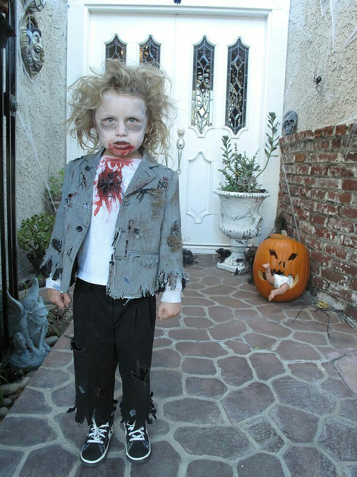 DIY Zombie Costume For Kids
 Top 10 de disfraces infantiles low cost para Halloween