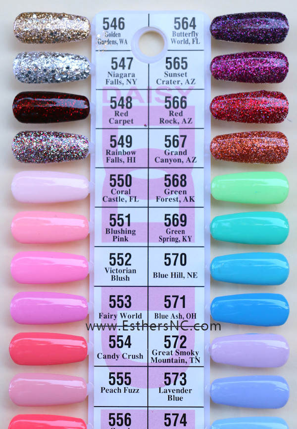 Dnd Nail Colors
 Daisy DND Color Swatches — Esther s Nail Corner