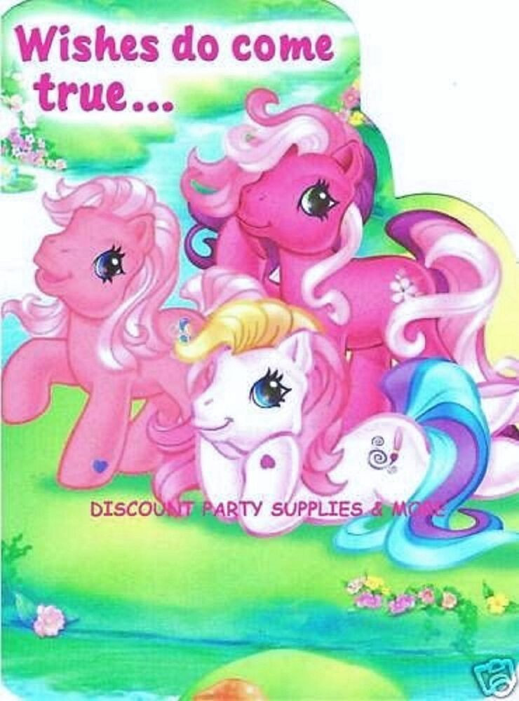 Do Birthday Wishes Come True
 My Little Pony "Wishes Do e True" Birthday Greeting