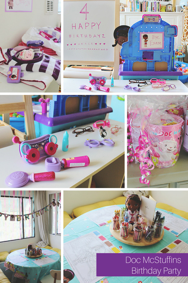 Doc Mcstuffins Birthday Party Ideas
 Ever Clever Mom Birthday Party Playdate with Doc McStuffins