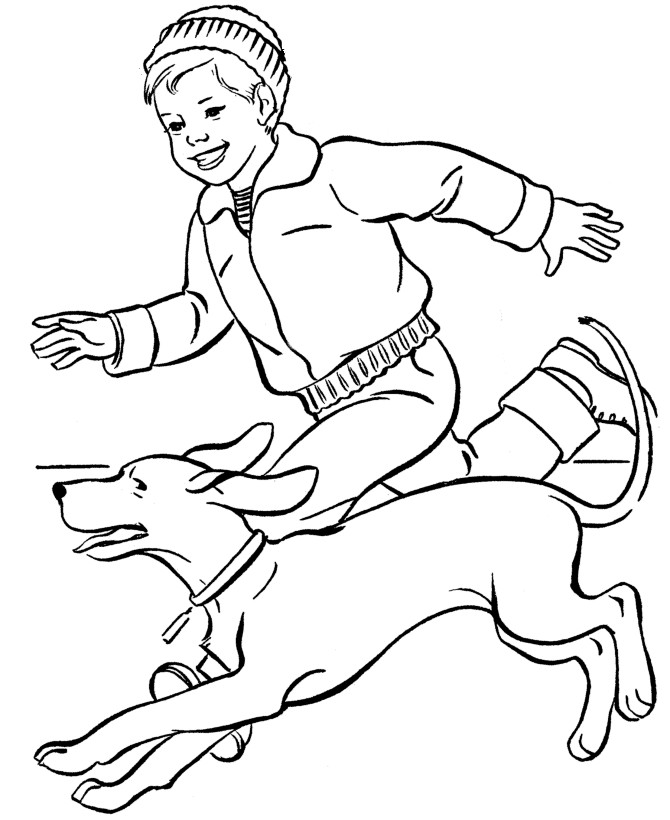 Dog Coloring Pages For Boys
 Dog Coloring Pages