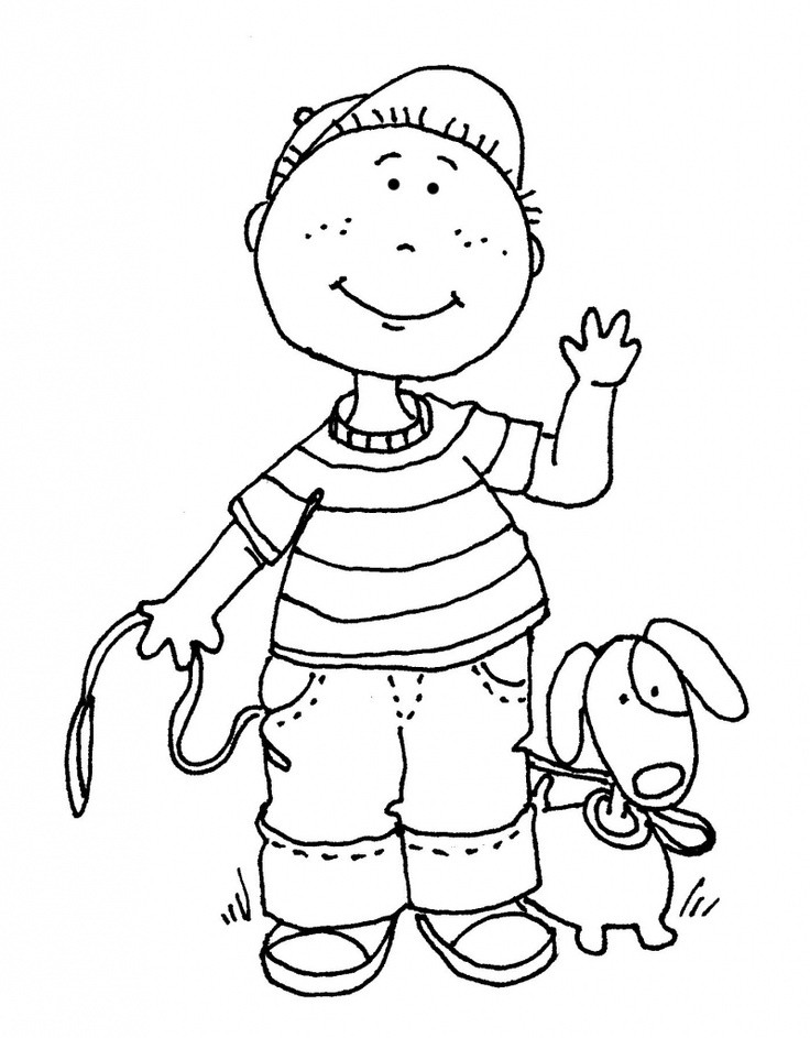 Dog Coloring Pages For Boys
 53 best to COLOR Men and Boys images on Pinterest