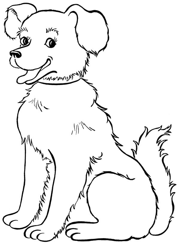 Dog Coloring Pages For Kids
 a Smile Day March 1 Children’s Stories Poems Etc