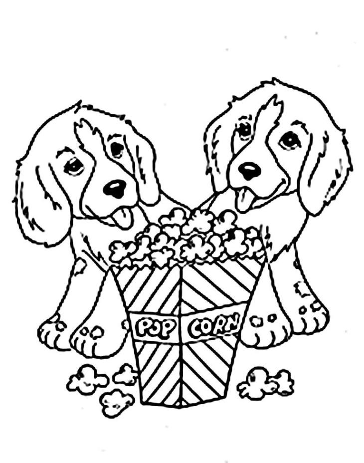 Dog Coloring Pages For Kids
 Cute Puppy Coloring Pages For Kids – Free Printable